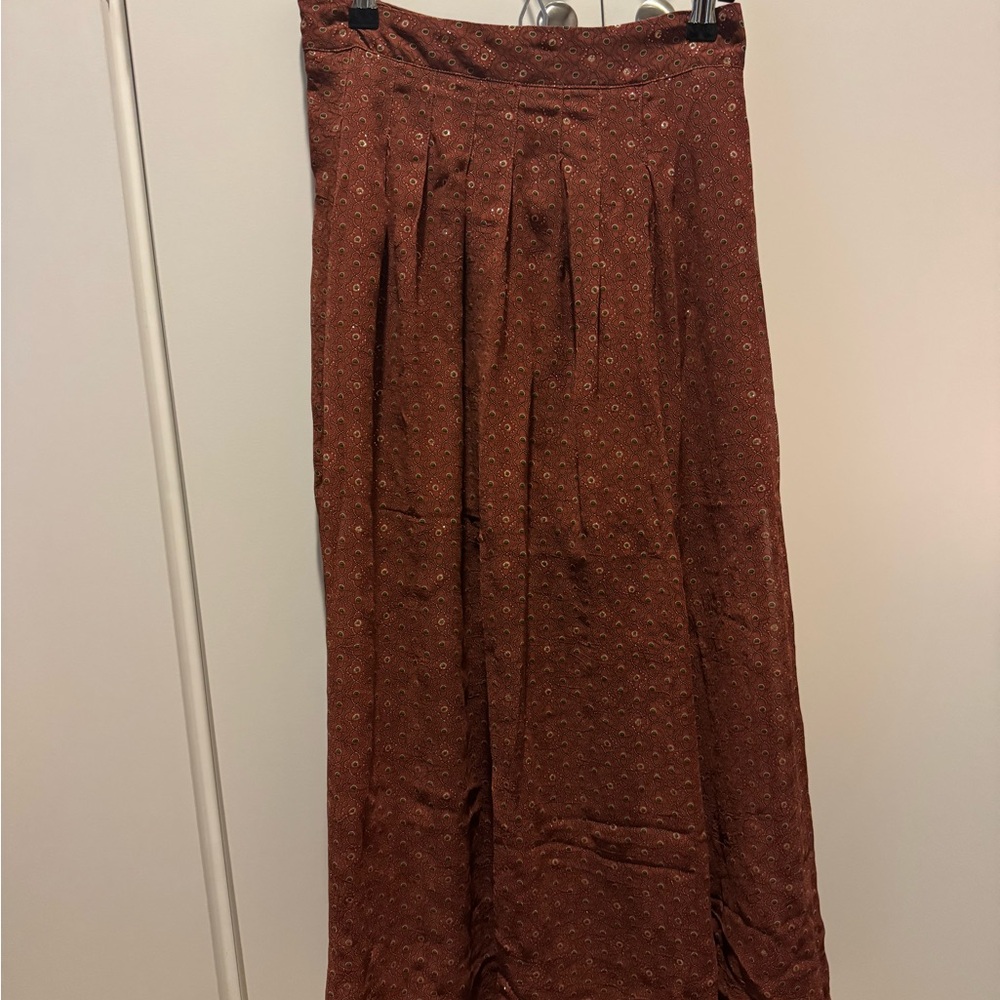 Molly Bracken (from NYC Boutique) Burnt Orange Midi Skirt